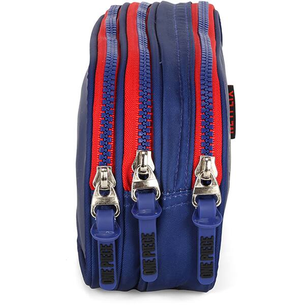 Estojo escolar em poliéster One Piece, Azul, ET49806OP0200U, Luxcel - PT 1 UN Estojo escolar em poliéster One Piece, Azul, ET49806OP0200U, Luxcel - PT 1 UN