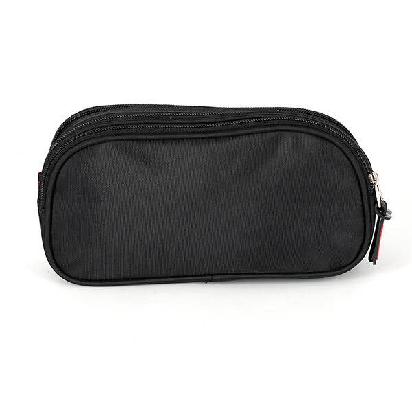 Estojo escolar em poliéster One Piece, Preto, ET49806OP0600U, Luxcel - PT 1 UN