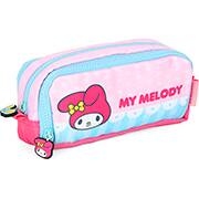 Estojo escolar em poliéster, Hello Kitty e amigos My Melody, ET49697SR0300U, Luxcel - PT 1 UN