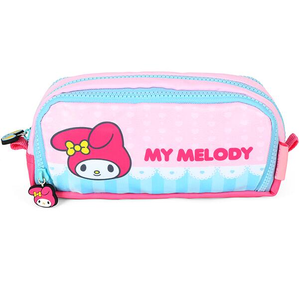 Estojo escolar em poliéster, Hello Kitty e amigos My Melody, ET49697SR0300U, Luxcel - PT 1 UN Estojo escolar em poliéster, Hello Kitty e amigos My Melody, ET49697SR0300U, Luxcel - PT 1 UN