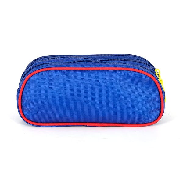 Estojo escolar triplo em poliéster, Sonic, Azul, ET49823SO0, Luxcel - PT 1 UN Estojo escolar triplo em poliéster, Sonic, Azul, ET49823SO0, Luxcel - PT 1 UN