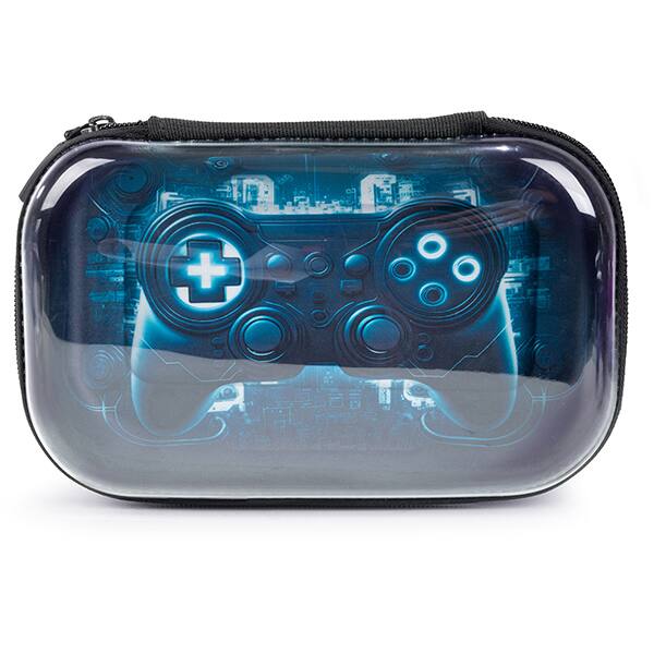 Estojo escolar EVA Clear Top, Jogo/Controle, Z23000006, Zipit - PT 1 UN