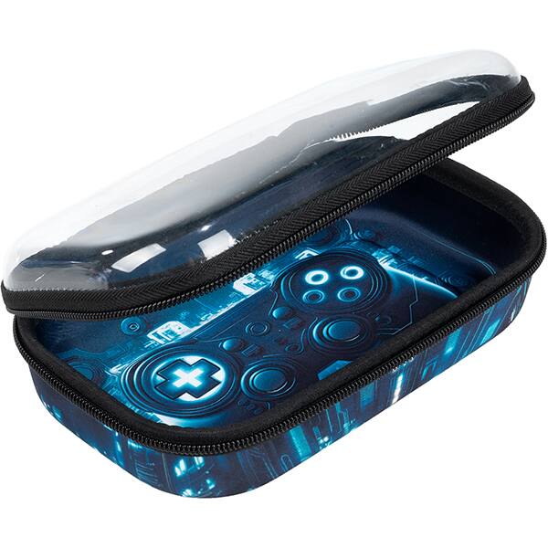 Estojo escolar EVA Clear Top, Jogo/Controle, Z23000006, Zipit - PT 1 UN