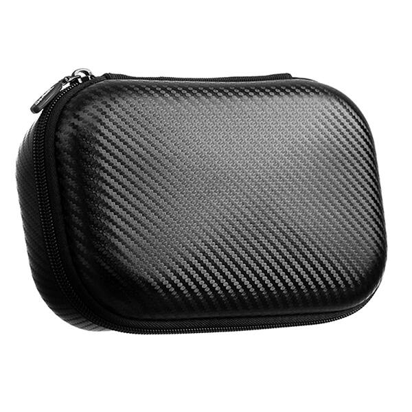 Estojo escolar EVA Clear Top, Carbon, Preto, CB-D1, Zipit - PT 1 UN