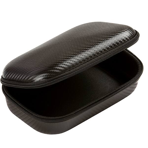 Estojo escolar EVA Clear Top, Carbon, Preto, CB-D1, Zipit - PT 1 UN