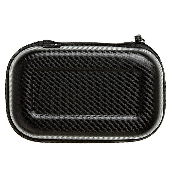 Estojo escolar EVA Clear Top, Carbon, Preto, CB-D1, Zipit - PT 1 UN