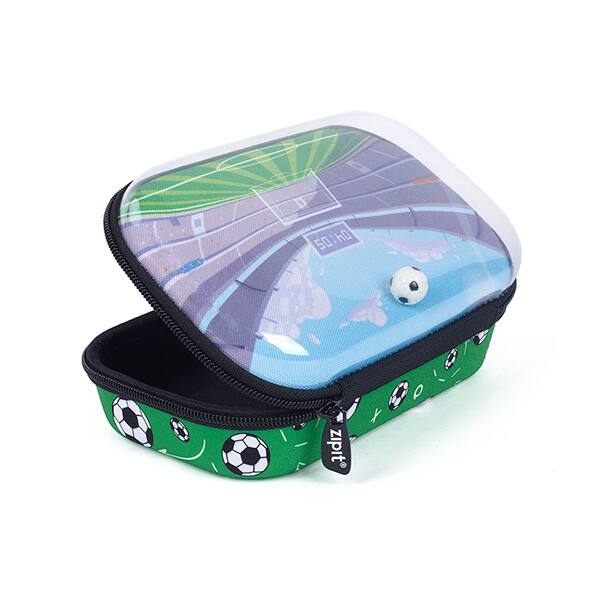 Estojo escolar EVA Clear Top, Estádio de Futebol, Z24000019, Zipit - PT 1 UN