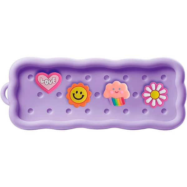 Estojo escolar silicone Picky, Lilás, 912961, Tris - PT 1 UN