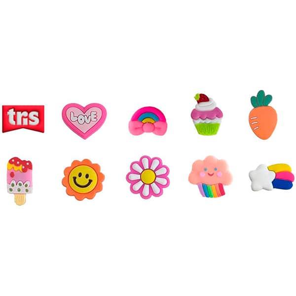 Estojo escolar silicone Picky, Lilás, 912961, Tris - PT 1 UN