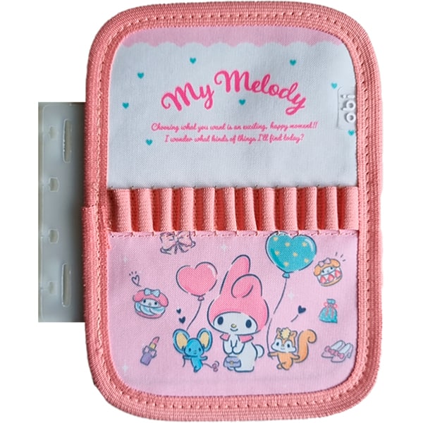 Divisória com encaixe para estojo inteligente, Hello Kitty e Amigos, My Melody, Rosa, Obi - PT 1 UN
