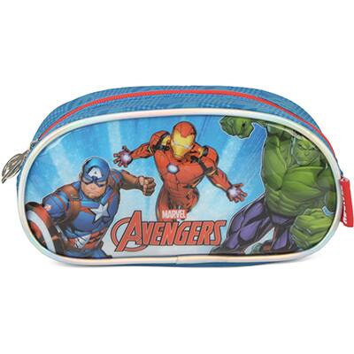 Estojo Escolar Vingadores Avengers Marvel em Poliéster Luxcel - PT 1 UN