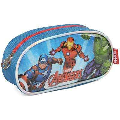 Estojo Escolar Vingadores Avengers Marvel em Poliéster Luxcel - PT 1 UN