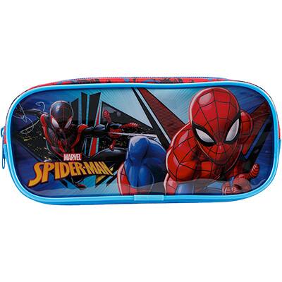 Estojo Escolar Homem Aranha Spiderman Marvel em Poliéster Xeryus - PT 1 UN