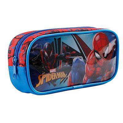 Estojo Escolar Homem Aranha Spiderman Marvel em Poliéster Xeryus - PT 1 UN