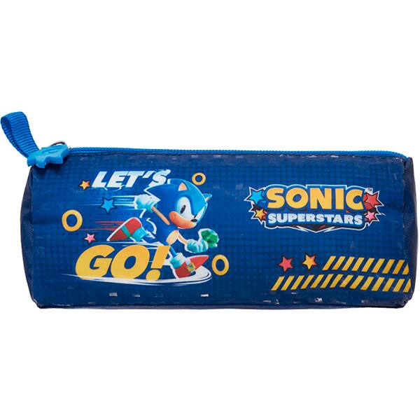 Estojo escolar em poliéster, Sonic Lets Go, Pacific - PT 1 UN