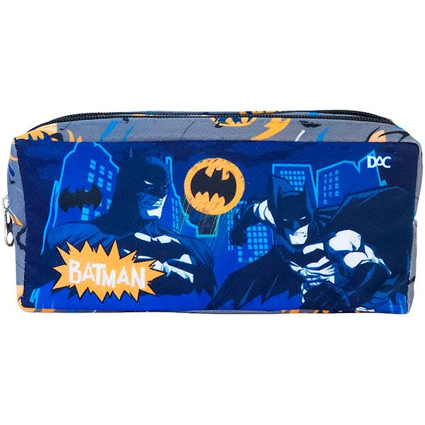 Estojo escolar duplo em poliéster, Batman, 5408, DAC - PT 1 UN