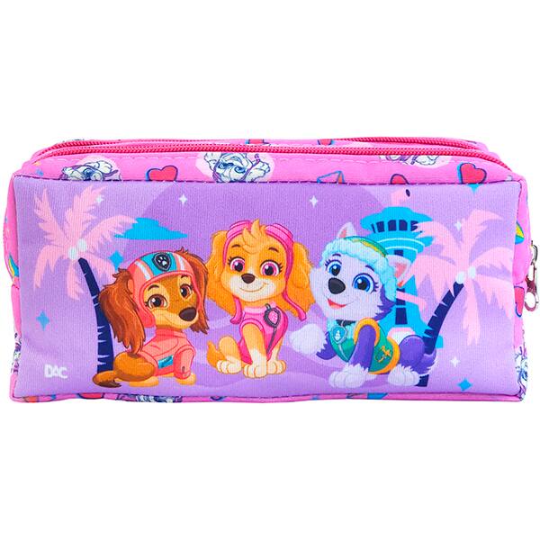 Estojo escolar duplo em poliéster, Patrulha Canina Feminina, 5439, DAC - PT 1 UN Estojo escolar duplo em poliéster, Patrulha Canina Feminina, 5439, DAC - PT 1 UN