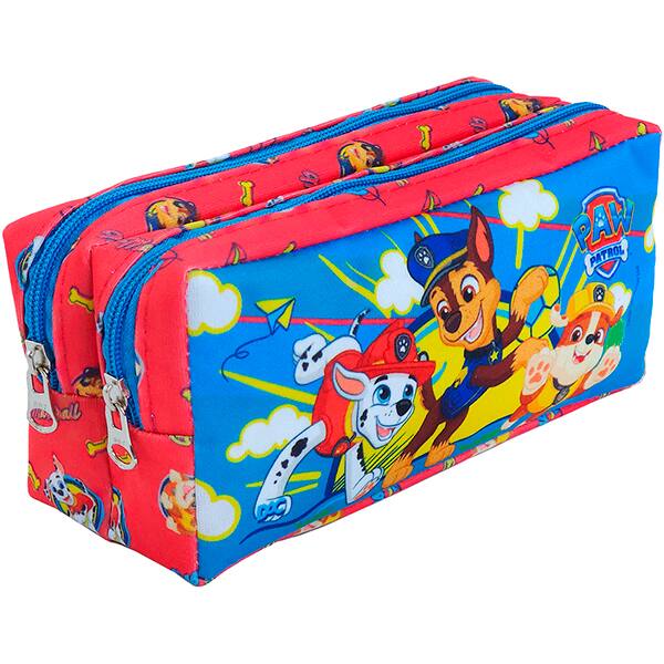 Estojo escolar duplo em poliéster, Patrulha Canina Masculino, 5445, DAC - PT 1 UN Estojo escolar duplo em poliéster, Patrulha Canina Masculino, 5445, DAC - PT 1 UN