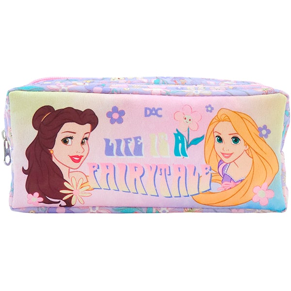 Estojo escolar duplo em poliéster, Princesas, 5452, DAC - PT 1 UN Estojo escolar duplo em poliéster, Princesas, 5452, DAC - PT 1 UN