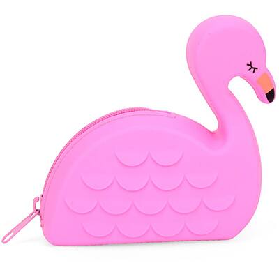 Estojo Escolar Poliéster UP4YOU Flamingo Pink, COI0006UP 0310, Luxcel - PT 1 UN