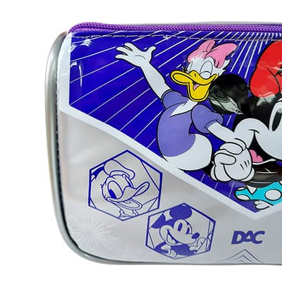 Estojo Escolar Disney 100 Anos em PVC DAC - PT 1 UN