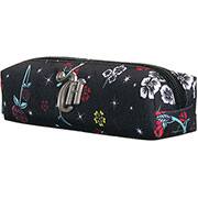 Estojo Escolar Poliéster Capricho Black, 11873, Dmw PT 1 UN