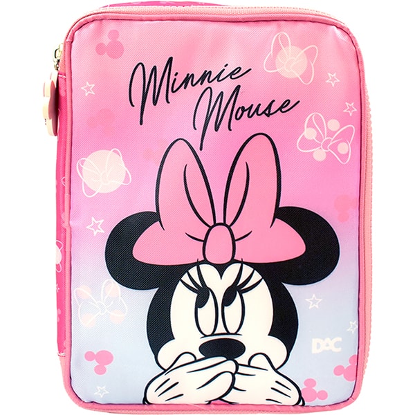 Estojo escolar em pvc, Minnie, 4804, DAC - PT 1 UN