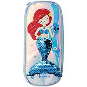 Estojo escolar Duplo, Poliéster, Sereia, 6645, Spiral - PT 1 UN