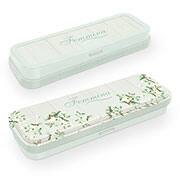 Estojo Escolar Lata Femmina Verde, B-605-20, Spiral - PT 1 UN Estojo Escolar Lata Femmina Verde, B-605-20, Spiral - PT 1 UN