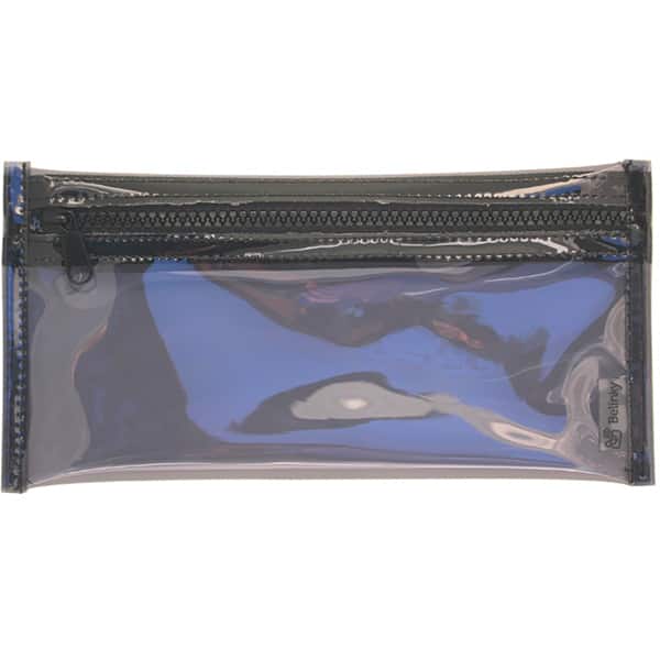 Estojo escolar em PVC, Slim, Neon Preto, Belinky - PT 1 UN Estojo escolar em PVC, Slim, Neon Preto, Belinky - PT 1 UN