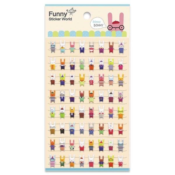Adesivo Stick Bunny, 15S-C524, Funny Sticker - PT 1 UN