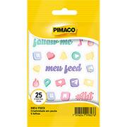 Adesivo stick, Meu Feed, 970890, Pimaco - PT 1 UN