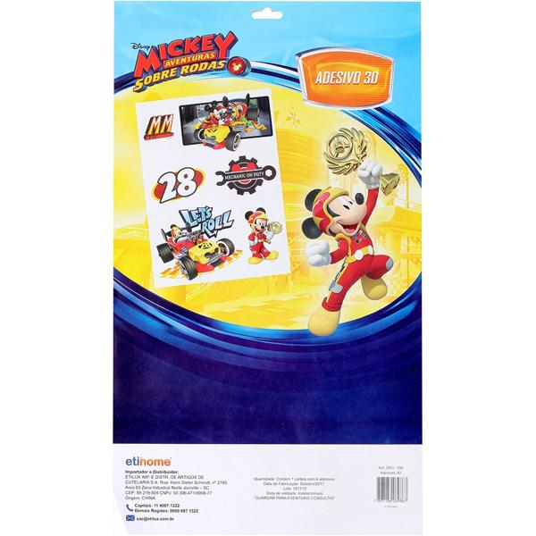 Adesivo stick 3D Mickey c/ 6 unidades DYH-190 Etihome PT 1 UN