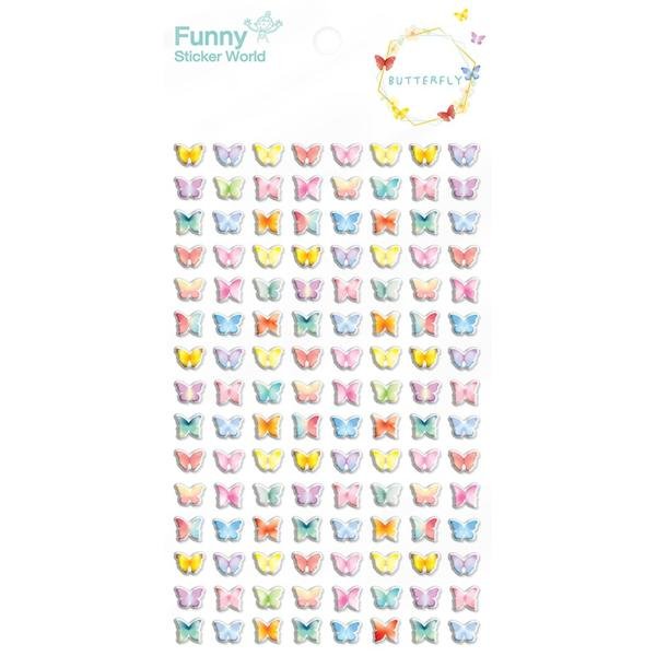 Adesivo Funny Sticker, Butterfly - PT 1 UN