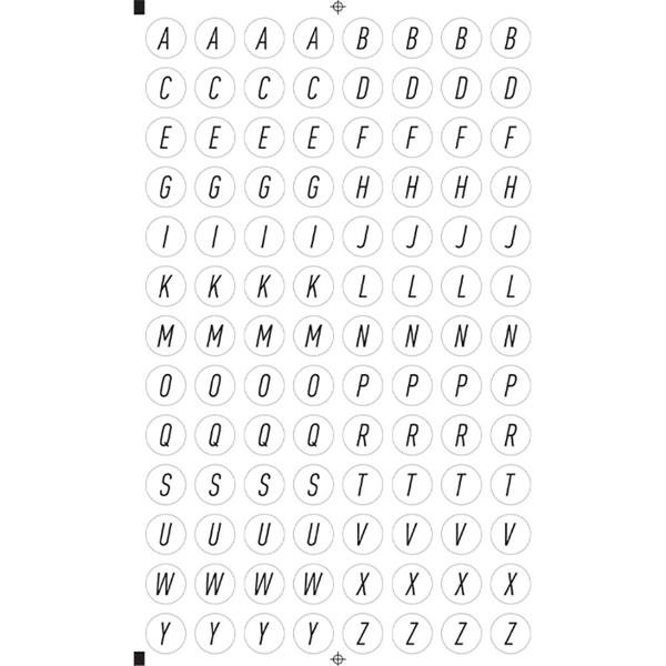 Adesivo Funny Sticker, Alphabet - PT 1 UN