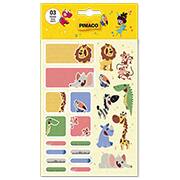 Adesivo stick decorativo baby, Bichos, 970903, Pimaco - PT 1 UN