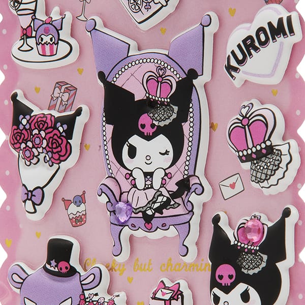 Adesivo Sticker Kuromi Hello Kitty SL-ATZ01 Spiral PT 1 UN Adesivo Sticker Kuromi Hello Kitty SL-ATZ01 Spiral PT 1 UN