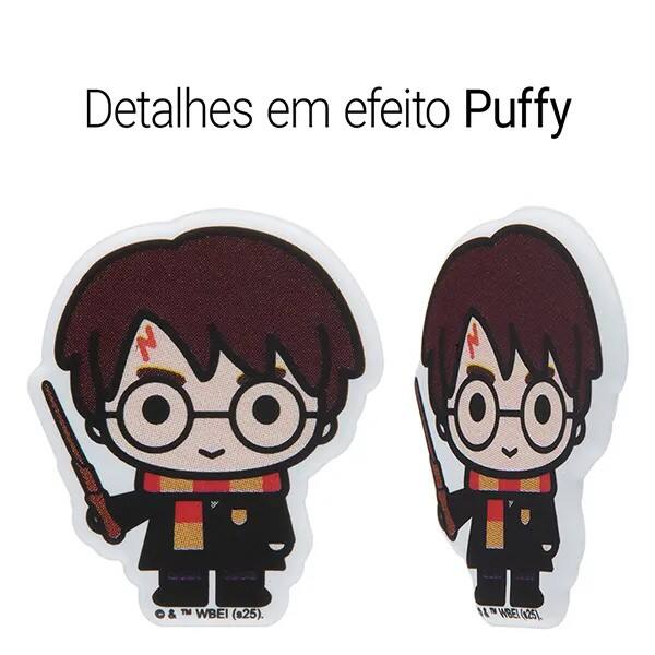 Adesivo Harry Potter Charms, Puffy em PVC, cartela com 26 Adesivos, Spiral - PT 1 UN