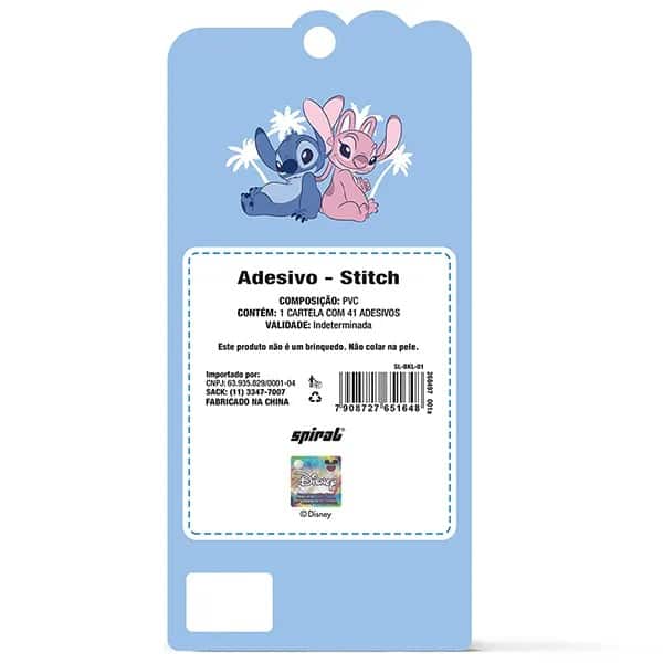 Adesivo Stick Stitch em PVC, cartela com 41 Adesivos, Spiral - PT 1 UN