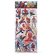 Adesivo Stick Spider-Man em PVC, cartela com 20 Adesivos, Spiral - PT 1 UN