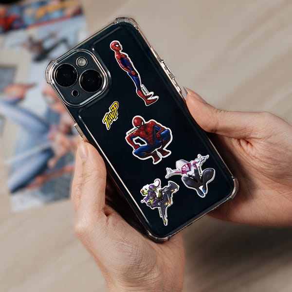 Adesivo Stick Spider-Man em PVC, cartela com 20 Adesivos, Spiral - PT 1 UN Adesivo Stick Spider-Man em PVC, cartela com 20 Adesivos, Spiral - PT 1 UN