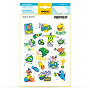 Adesivo Stick Brazuca, 970999, Pimaco - BT 1 UN