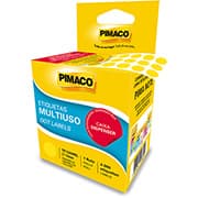 Etiqueta adesiva para codificação, 12mm, Amarela, 970876, Pimaco RL 4000 UN