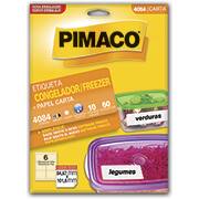 Etiqueta ink-jet/laser Carta 84,67x101,6 p/freezer 4084 Pimaco PT 60 UN Etiqueta ink-jet/laser Carta 84,67x101,6 p/freezer 4084 Pimaco PT 60 UN