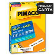 Etiqueta ink-jet/laser Carta 25,4x101,6 6181 Pimaco PT 2000 UN Etiqueta ink-jet/laser Carta 25,4x101,6 6181 Pimaco PT 2000 UN