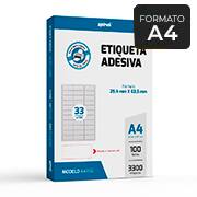 Etiqueta ink-jet/laser A4 25,4x63,5 356 Spiral PT 3300 UN