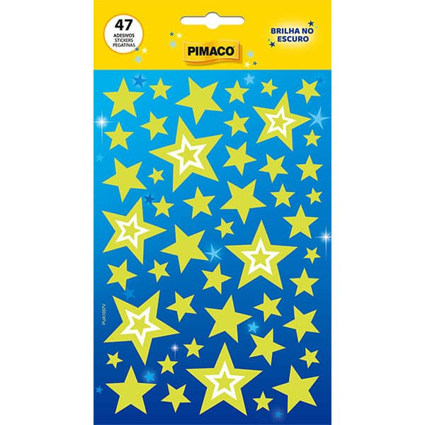 Adesivo stick decor, Estrela, 970942, Pimaco - BT 47 UN