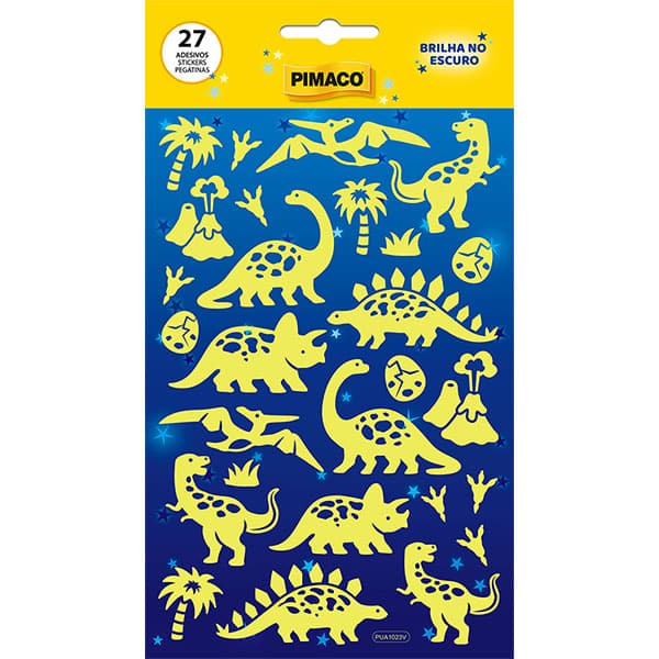 Adesivo stick decor, Dino, 970940, Pimaco - BT 27 UN