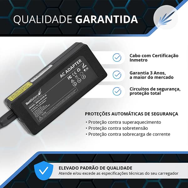 Fonte alimentação p/note Acer biv 90w BB24-ACER- BestBattery CX 1 UN