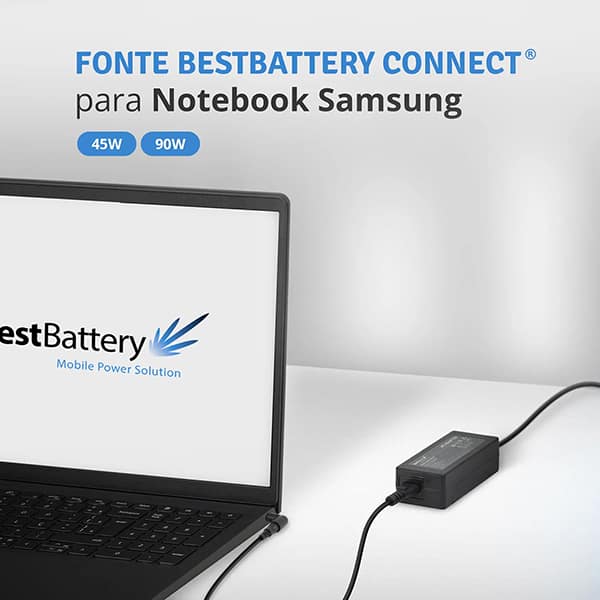 Fonte alimentação p/note Samsung biv 90w BB24-SAMS- BestBattery CX 1 UN